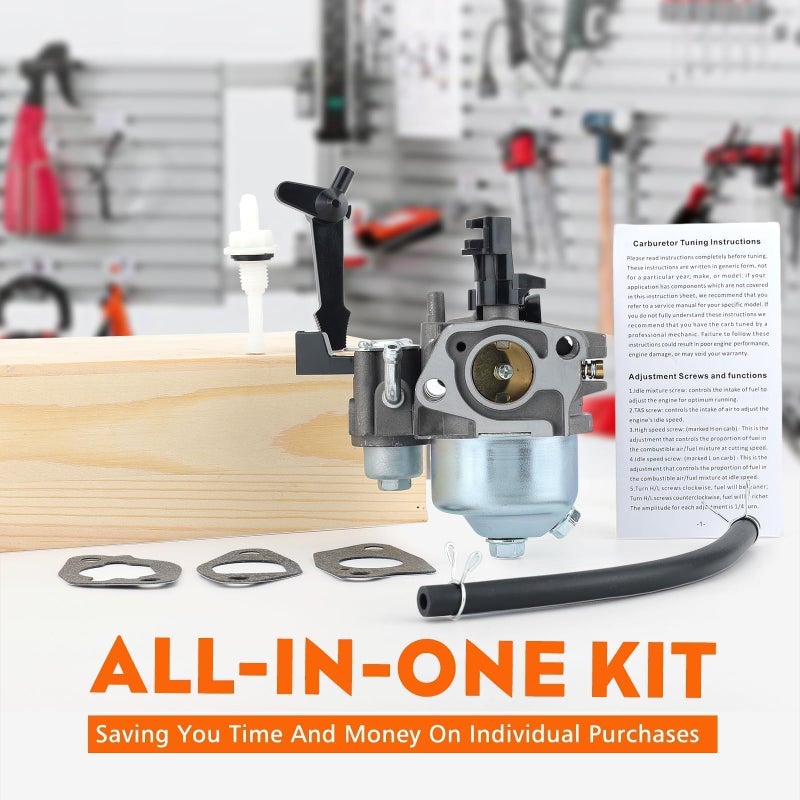 HIPA GX160 Carburetor for HONDA GX200 GX 160 5.5 HP 6.5 HP Engine WP30X Water Pump Pressure Washer with Fuel Filter Tune Up Kit - Image 3